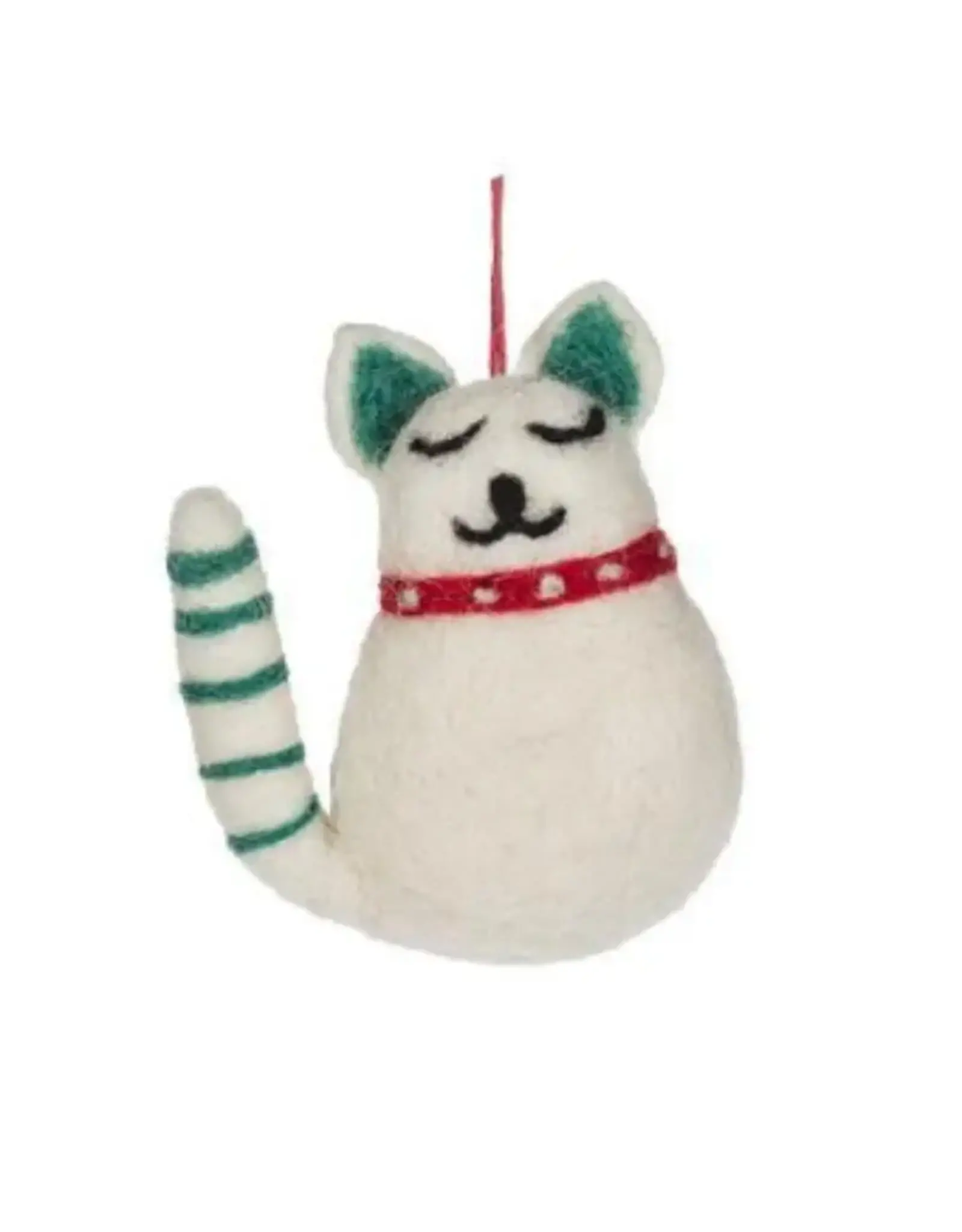 Abbott Smiling Cat Wool Ornament