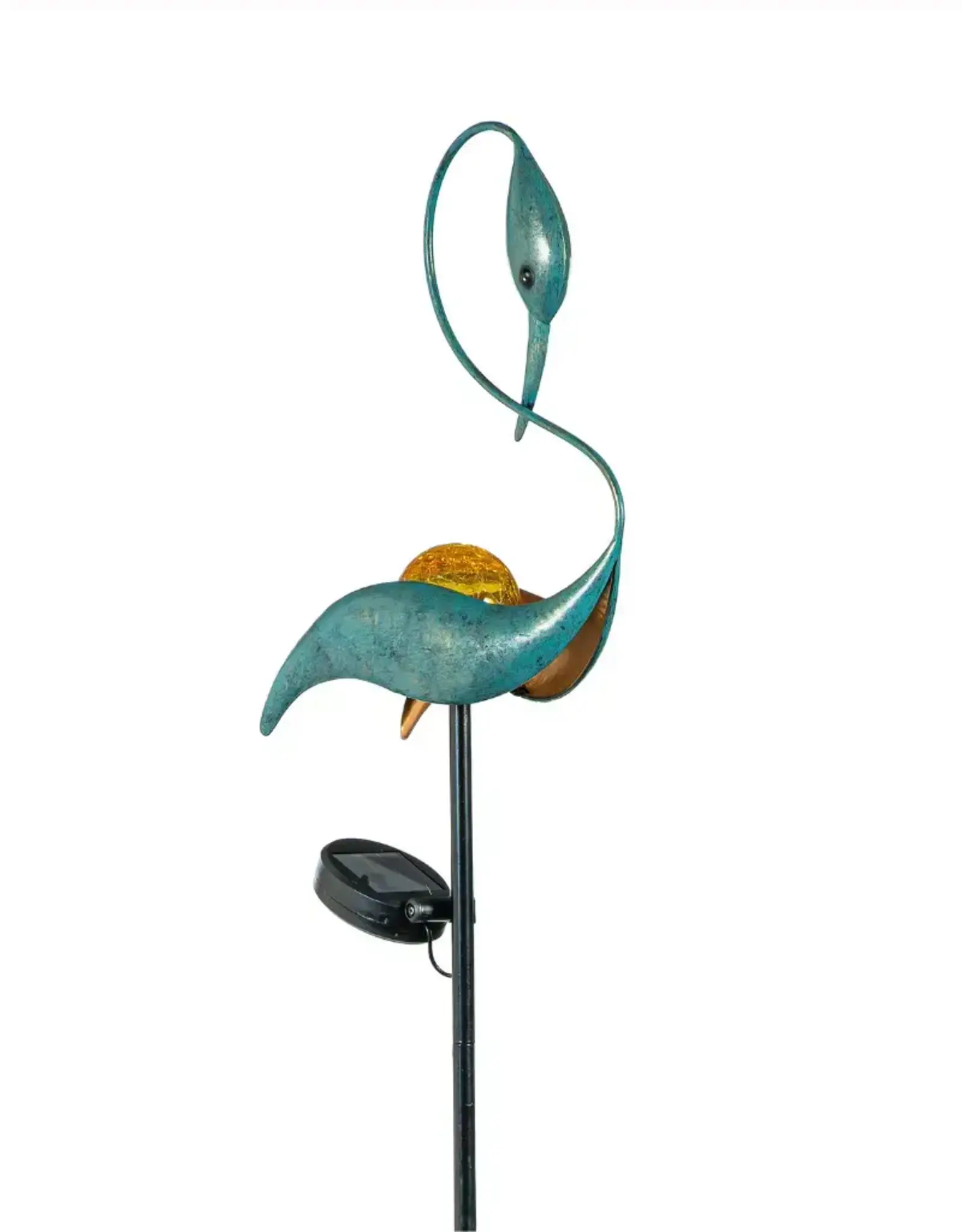 Evergreen Coastal Bird Solar Garden Stake, 50"
