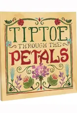 Evergreen 14" H x 14" L Outdoor Canvas, "TipToe Through the Petals"