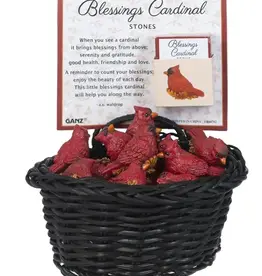 GZ60702 Blessings Cardinal Stone (single) w/card 1.75"