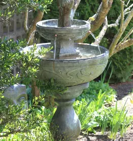 Castart Studio CADRAGFNTWS Dragonfly Fountain - Western Slate