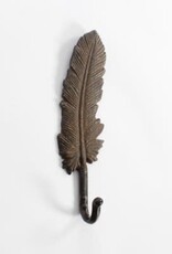 CJ MARKETING CJM7168B  9.5" DARK BRONZE  FEATHER WALL HOOK