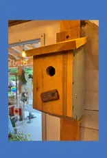 Artist Jean Long JL1295 Blue and Pine Bird House 1 1/2" port (universal).