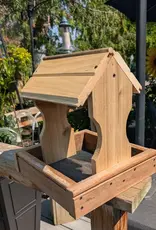 Artist Jean Long JL1304 Wood Fly-Through Platform Feeder by Jean Long