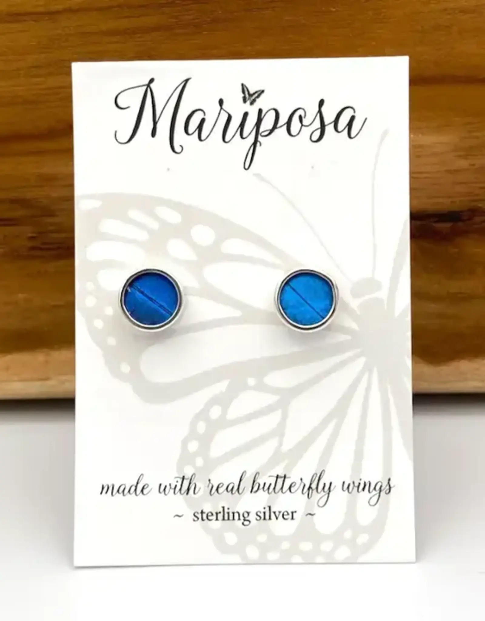 Mariposa Mariposa Butterfly Sterling Silver Stud Earrings*