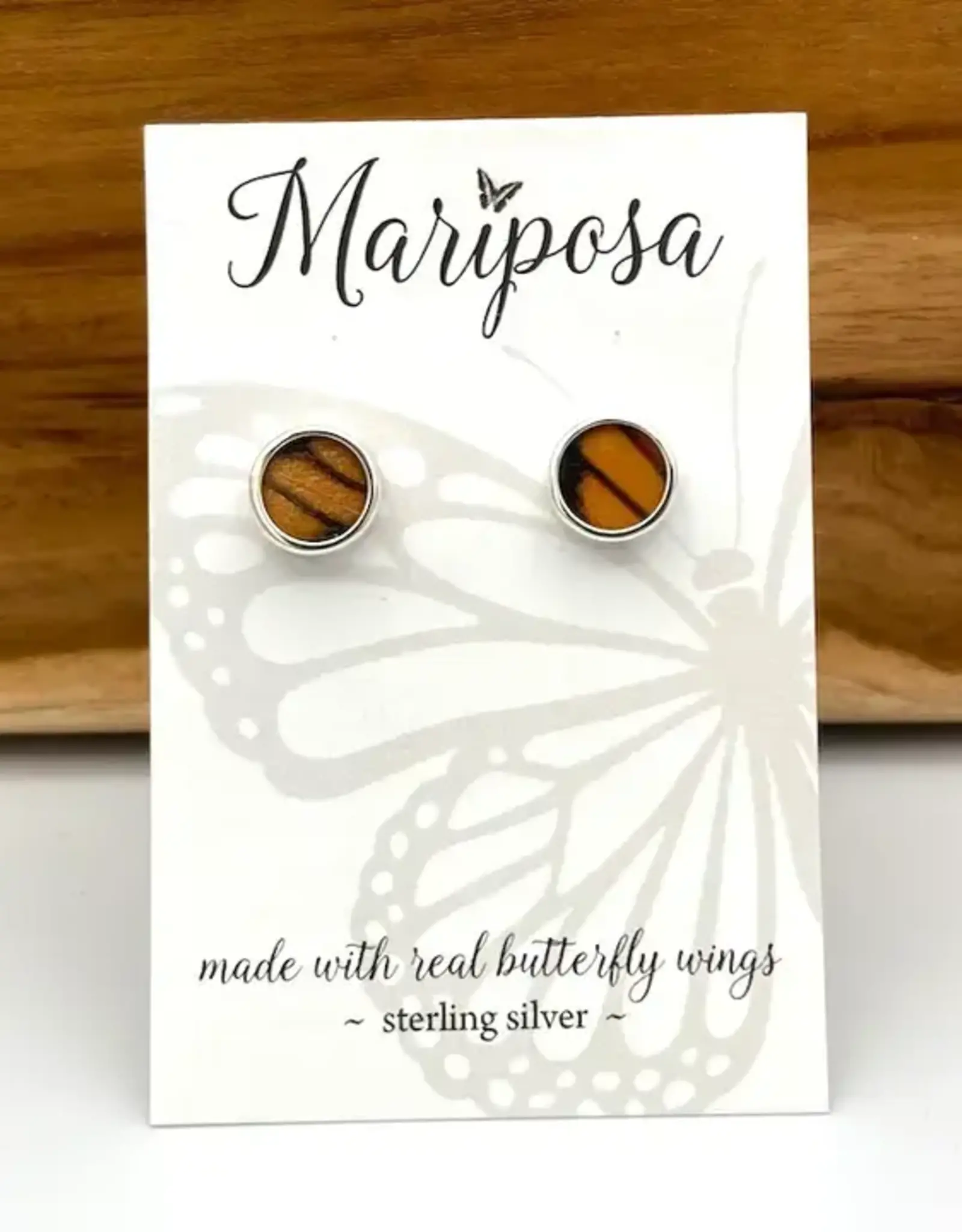 Mariposa Mariposa Butterfly Sterling Silver Stud Earrings*