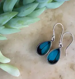 Mariposa Mariposa Butterfly Sterling Silver Drop Earrings*