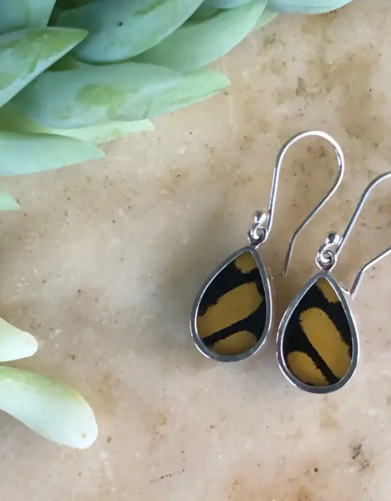 Mariposa Mariposa Butterfly Sterling Silver Drop Earrings*