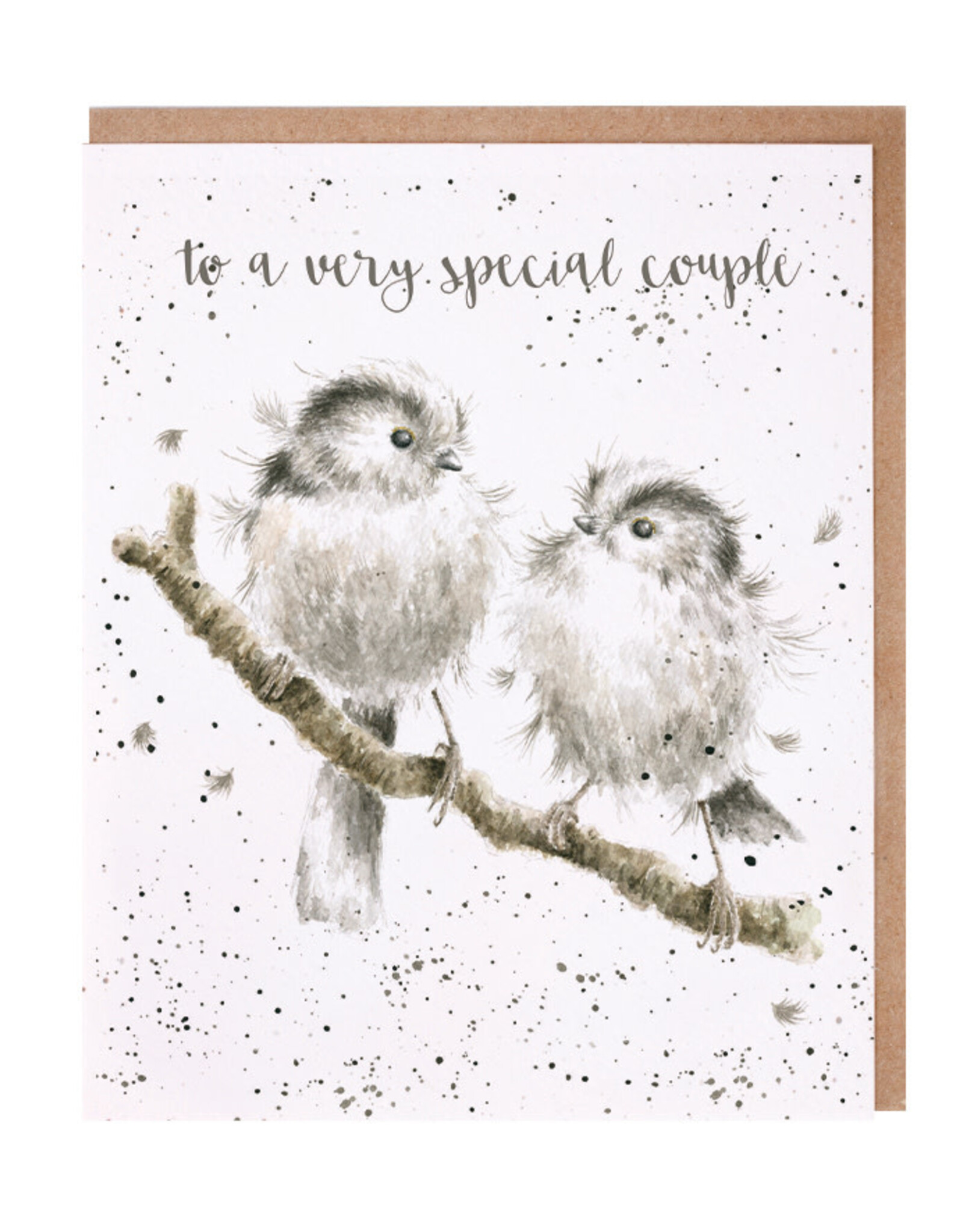 Wrendale Designs by Hannah Dale DYAWC011 Lovebirds Single Card