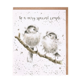 Wrendale Designs by Hannah Dale DYAWC011 Lovebirds Single Card