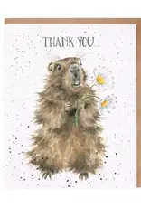 Wrendale Designs by Hannah Dale DYAWC138 Thank You Single Card