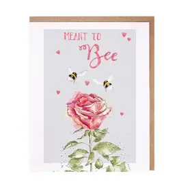 Wrendale Designs by Hannah Dale DYAWAC041 Meant to Bee Single Card