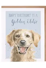 Wrendale Designs by Hannah Dale Golden Oldie Dog Single Card