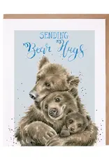 Wrendale Designs by Hannah Dale DYAWAC019 Bear Hugs Single Card