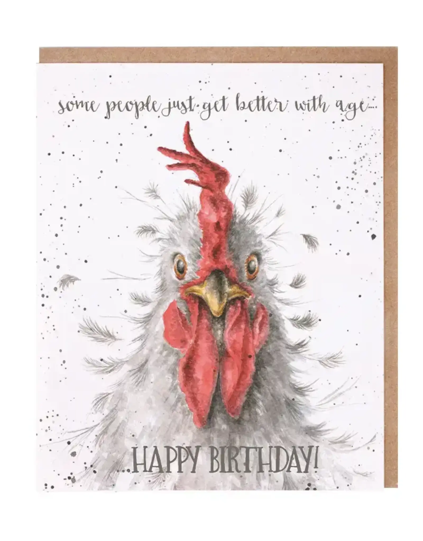 Wrendale Designs by Hannah Dale DYAWC025 Better With Age Single Card
