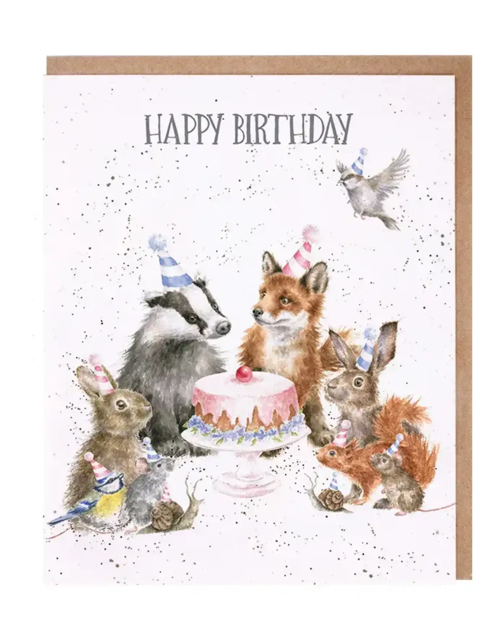 Wrendale Designs by Hannah Dale DYAWC123 Woodland Party Single Card