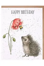 Wrendale Designs by Hannah Dale DYAWC174 Birthday Bee Single Greeted Card