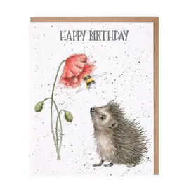 Wrendale Designs by Hannah Dale DYAWC174 Birthday Bee Single Greeted Card
