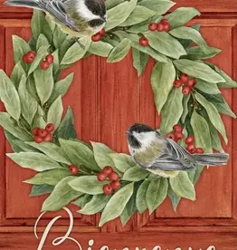 FlagTRENDS EE50900E Garden Flag-Chickadee Bay/Bienvenue