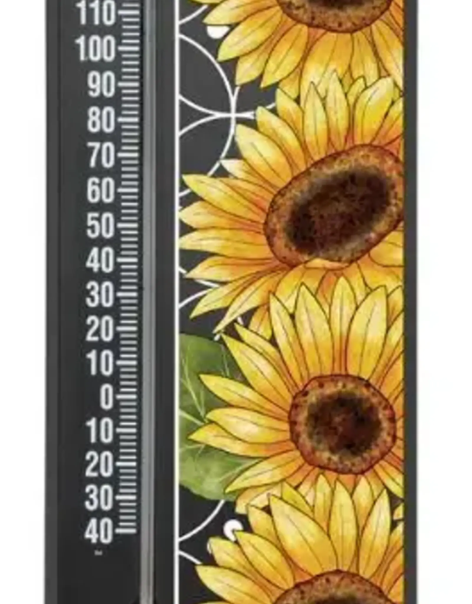FlagTRENDS EE43696 Thermometer Welcome Sunflowers