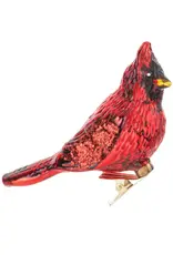 Ganz GZ23079 Cardinal Clip ornament, glass, 4 1/8" W. x 2 3/8" H. Ganz GZ23079 Cardinal Clip ornament, glass, 4 1/8" W. x 2 3/8" H.