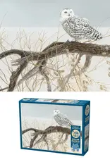 Cobble Hill Puzzles Fallen Willow - Snowy Owl  | 500 Piece