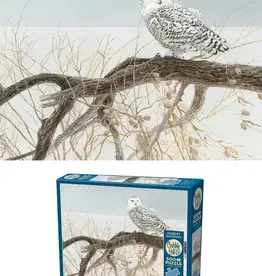 Cobble Hill Puzzles Fallen Willow - Snowy Owl  | 500 Piece