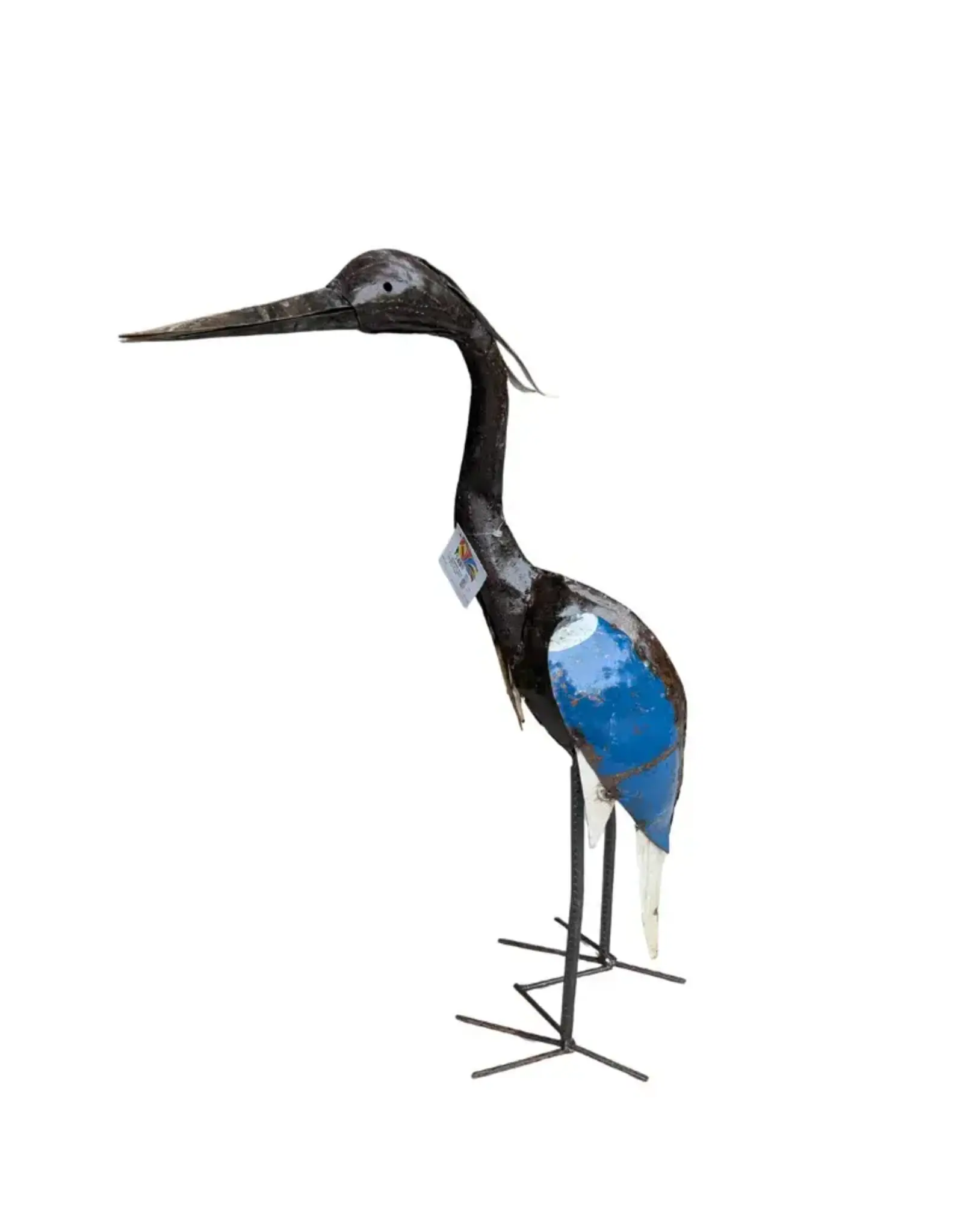 Zimba-Art ZA400868 Metal Medium Natural Blue Heron