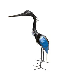 Zimba-Art ZA400868 Metal Medium Natural Blue Heron