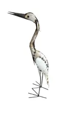 Zimba-Art Zimba-Arts Upcycled Metal Heron Sculpture – Handmade Art