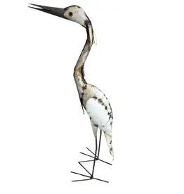 Zimba-Art ZA400318 Metal White Heron Large