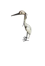 Zimba-Art Zimba-Arts Small Upcycled Metal Heron – Handmade Art
