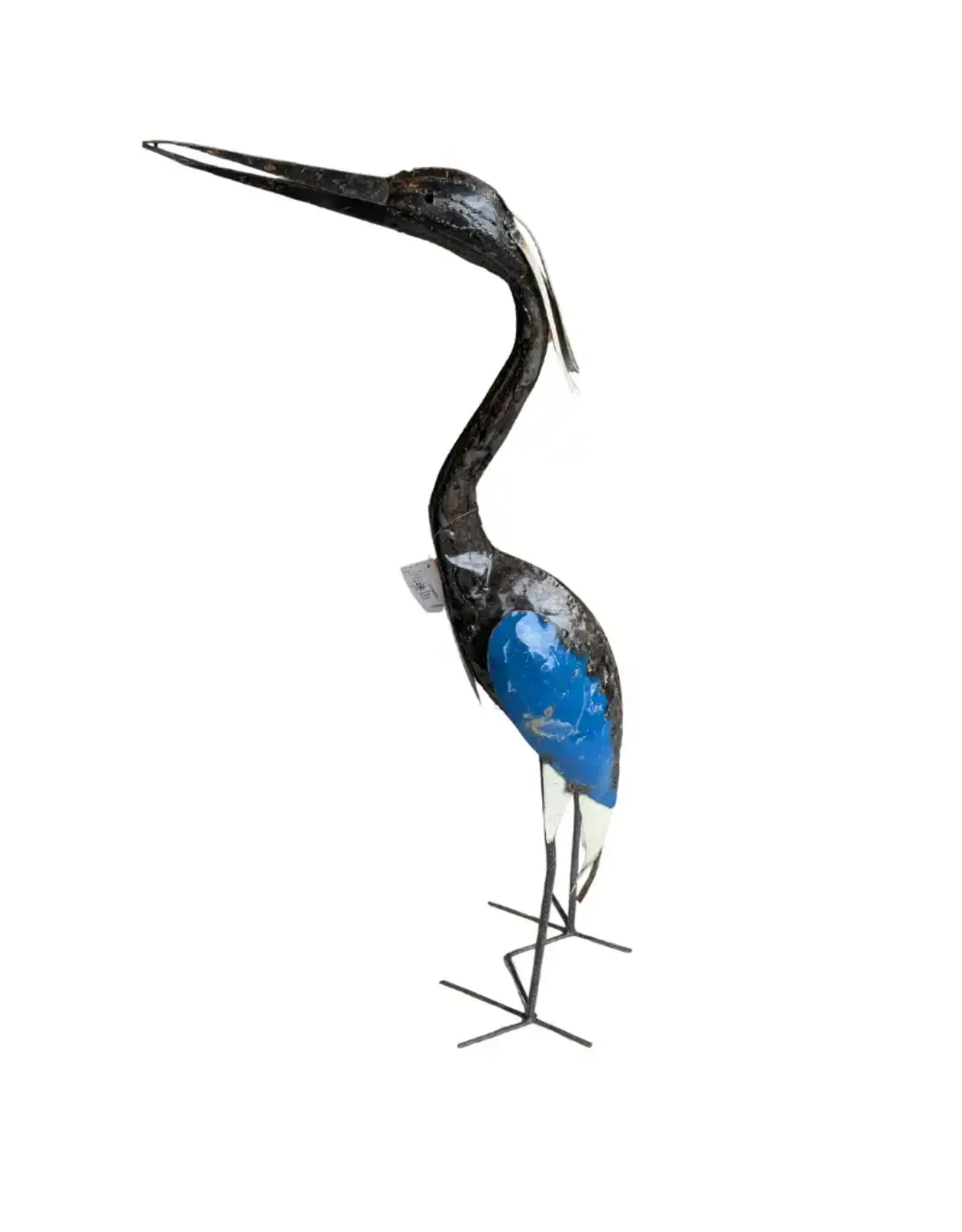 Zimba-Art ZA407744 Metal Large Natural Blue Heron