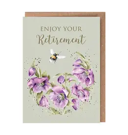 Wrendale Designs Hap-Bee Retirement Single CarD