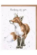 Wrendale Designs Thinking of You Fox Single Card
