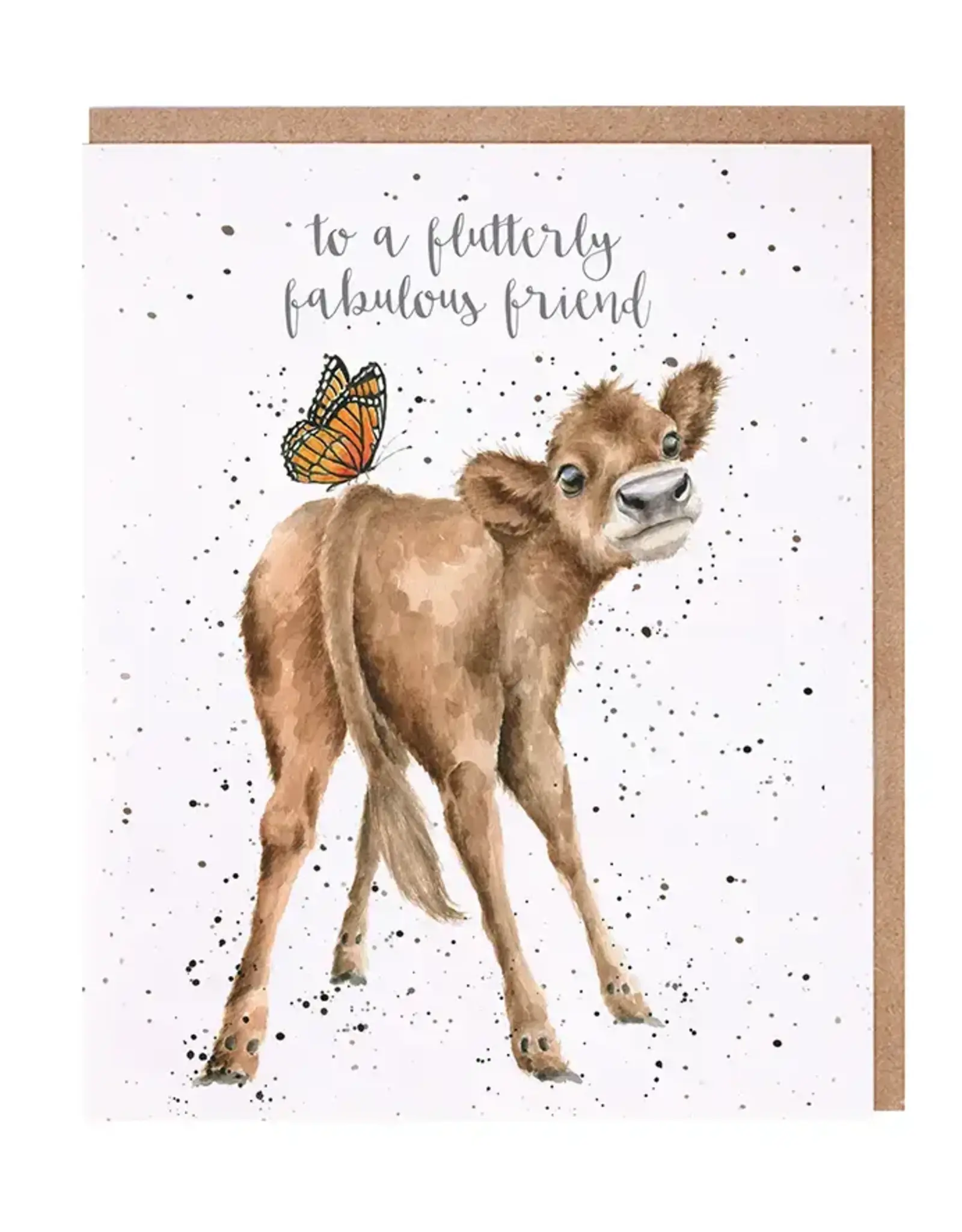 Wrendale Designs Flutterly Fabulous Friend Single Card
