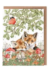 Wrendale Designs by Hannah Dale Under The Oak Tree Single Card