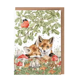 Wrendale Designs by Hannah Dale Under The Oak Tree Single Card
