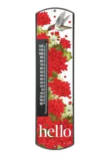 FlagTRENDS EE43705 Thermometer Hello Hummingbird