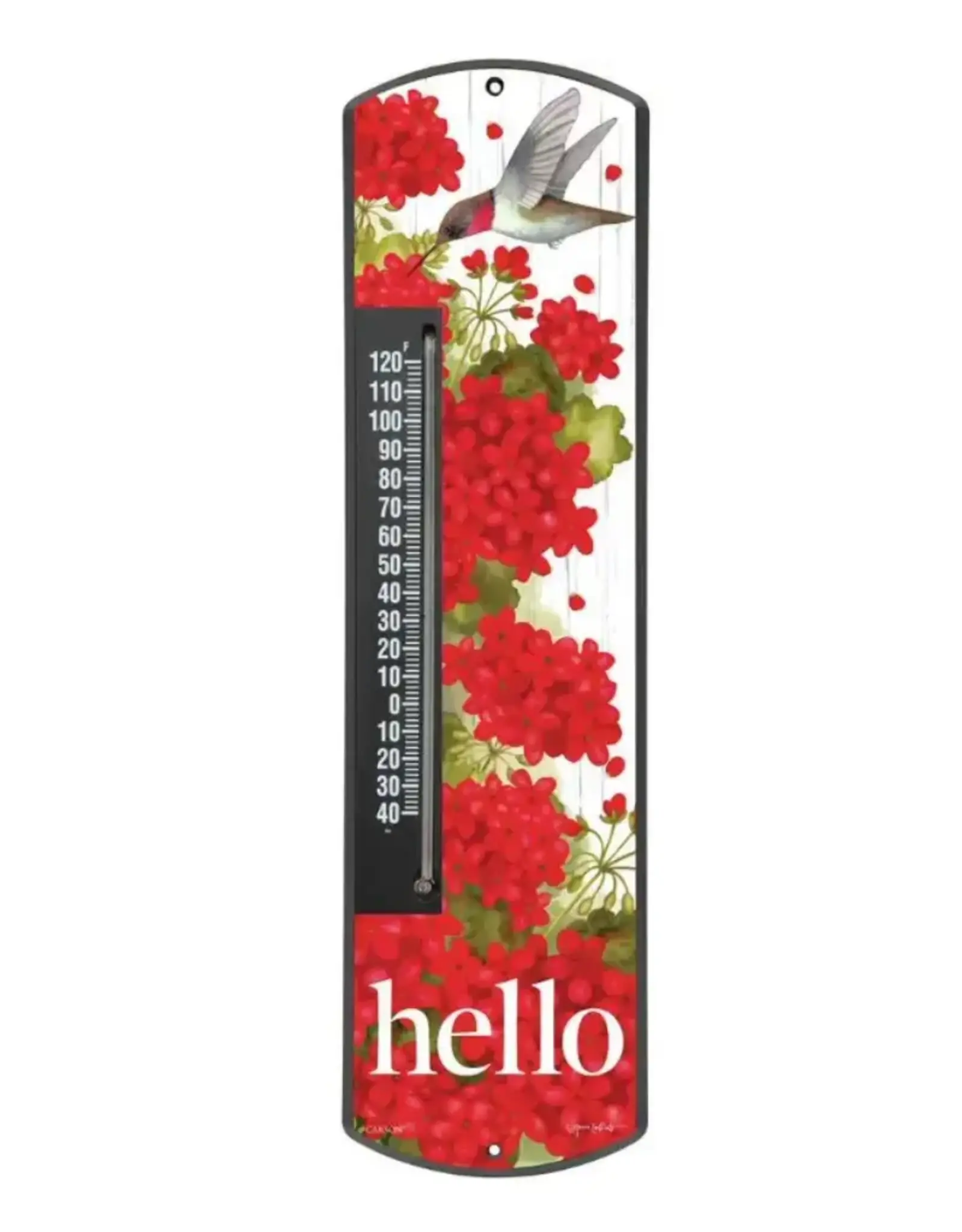 FlagTRENDS EE43705 Thermometer Hello Hummingbird