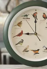 Audubon MFAAUD13 25th Anniversary Audobon Society Original Singing Bird Clock, 13", Cherry