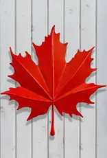 Panam Decor & Gifts PUI99034 Fall Maple Leaf Medium Metal 20" x 20"