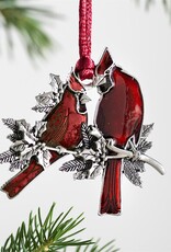 Evergreen EE27CAR Joyful Traditions Ornament Solid Pewter Cardinals