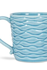 Abbott Wavy Mug w/Loon-4"H(14oz)