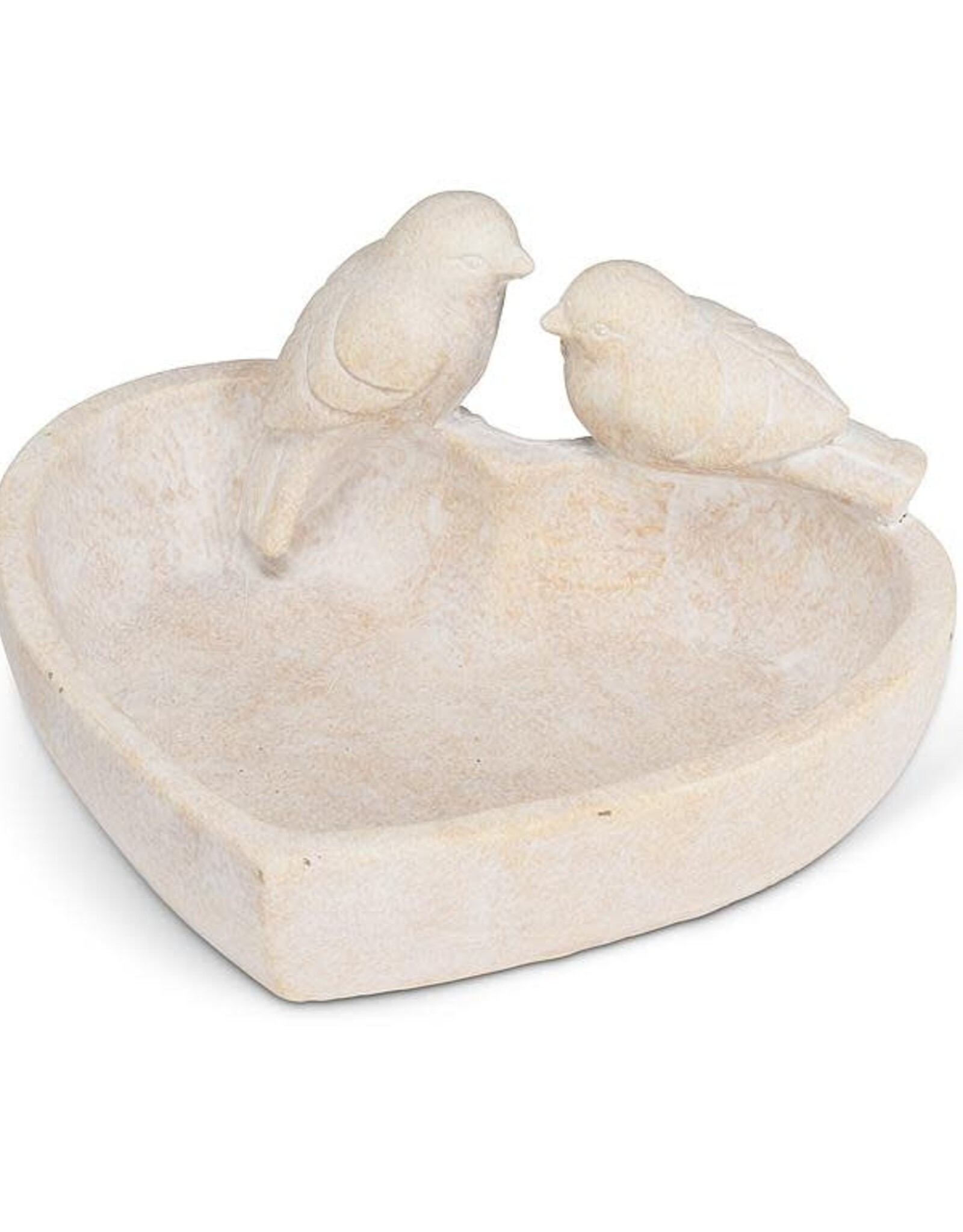 Abbott Heart Dish w/2 Birds-7.5"L