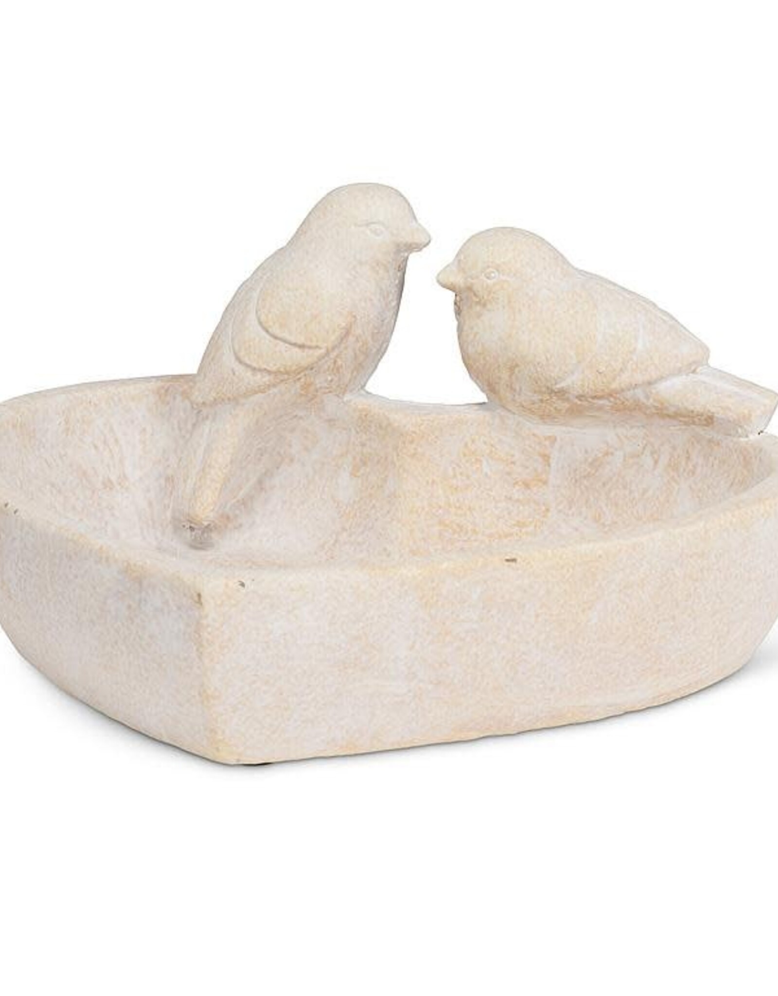 Abbott Heart Dish w/2 Birds-7.5"L