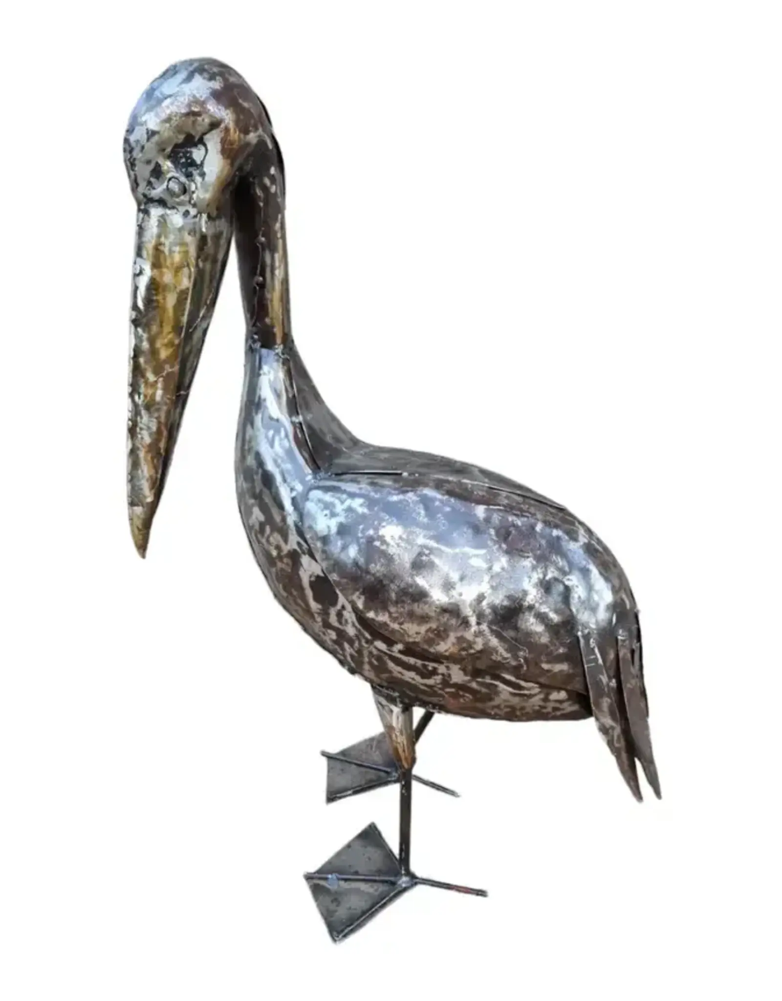 Zimba-Art Metal Natural Large Pelican