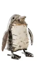 Zimba-Art Metal Natural white Baby Penguin