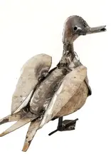 Zimba-Art Metal White Happy Ducks