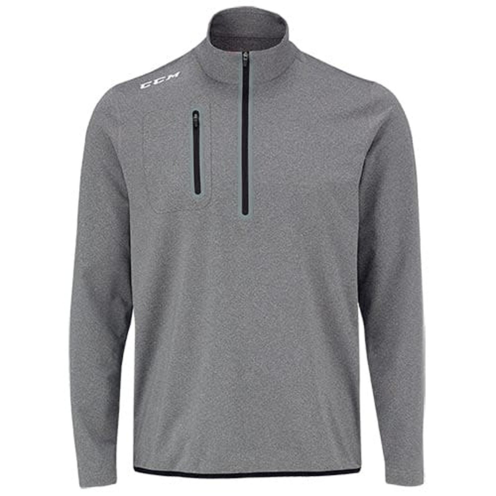 CCM 7927 CCM PREMIUM 1/2 Zip LONG SLEEVE TECH TEE YTH